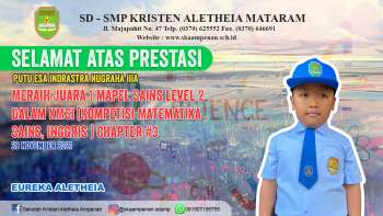 KMSI (Kompetisi Matematika , Sains, Inggris )  Chapter #3