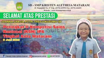 Peringkat II Kompetisi Sains Nasional (KSN) IPA Tingkat Kota Mataram