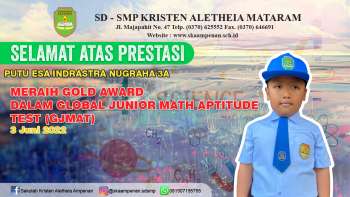 Meraih Gold Award Dalam Global Junior Math Aptitude Test (GJMAT)