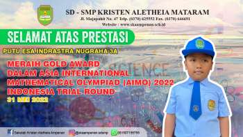 Meraih Gold Award Dalam Asia International Mathematical Olympiad (AIMO) 2022 Indonesia Trial Round