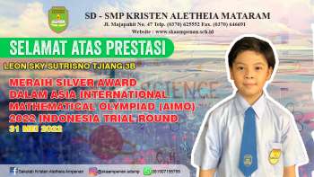 Meraih Silver Award Dalam Asia International Mathematical Olympiad (AIMO) 2022 Indonesia Trial Round