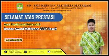 Bronze Award Mathzone 2022 Result