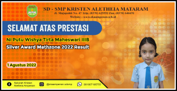 Silver Award Mathzone 2022 Result