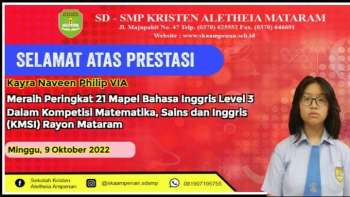 Lomba Kompetisi Matematika,Sains dan Bahasa Inggris (KMSI) Rayon Mataram