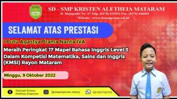 Lomba Kompetisi Matematika,Sains dan Bahasa Inggris (KMSI) Rayon Mataram