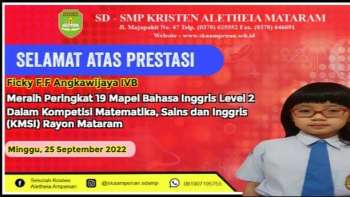 Lomba Kompetisi Matematika,Sains dan Bahasa Inggris (KMSI) Rayon Mataram