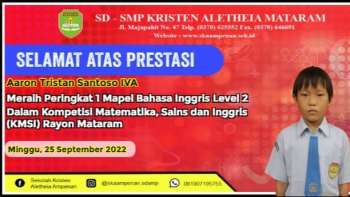 Lomba Kompetisi Matematika,Sains dan Bahasa Inggris (KMSI) Rayon Mataram