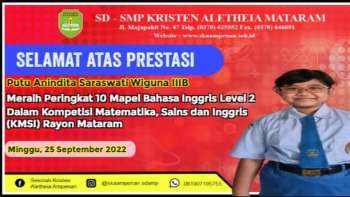 Lomba Kompetisi Matematika,Sains dan Bahasa Inggris (KMSI) Rayon Mataram