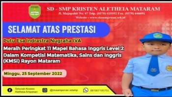 Lomba Kompetisi Matematika,Sains dan Bahasa Inggris (KMSI) Rayon Mataram