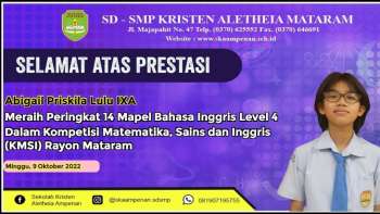 Kompetisi Matematika, Sains dan Inggris  (KMSI) Rayon Mataram