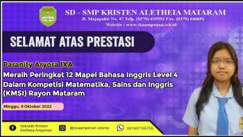 Kompetisi Matematika, Sains dan Inggris  (KMSI) Rayon Mataram