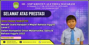 Kompetisi ORION Matematika, Sains, &amp; Bahasa Inggris 2022