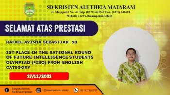 NATIONAL ROUND OF FUTURE INTELLIGENCE STUDENTS OLYMPIAD (FISO)