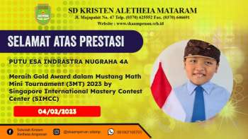 Mustang Math Mini Tournament (3MT) 2023 by Singapore International Mastery Contest Center (SIMCC)