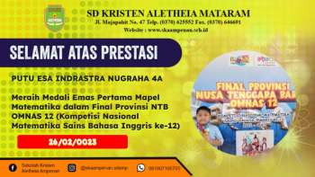 Final Provinsi NTB OMNAS 12 (Kompetisi Nasional Matematika Sains Bahasa Inggris ke-12)