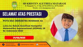 Kompetisi Matematika Suprarasional (KOMAS) 18 Se Indonesia 2023