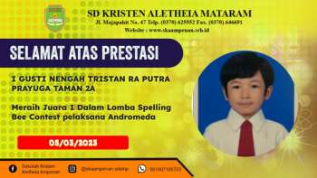 Spelling Bee Contest pelaksana Andromeda