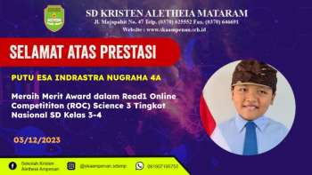 Read 1 Online Competititon (ROC) Science 3 Tingkat Nasional SD Kelas 3-4