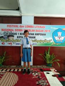 Festival dan Lomba Literasi Nasional Siswa Sekolah Dasar di Gugus Kecamatan Ampenan Kota Mataram